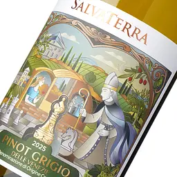 Вино SalvaTerra Pinot Grigio delle Venezie DOC біле сухе 13% 0.75 л - мініатюра 5