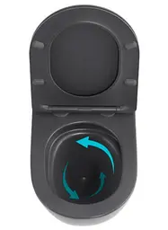 Унітаз підвісний Qtap Robin Ultra Quiet, з сидінням Slim Duroplast/ Soft-close/ Quick relase QT13332381АSAN - мініатюра 5
