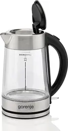 Електрочайник Gorenje 1.7 л 2 200 Вт strix контроль скло нержавіюча сталь kuh0015406 - мініатюра 4