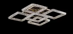 Світлодіодна люстра Splendid Ray LS/5B LED (CH), білий, хром, 90 Вт, від 11-18 м² - мініатюра 4