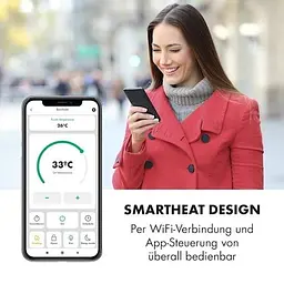 Конвекторний обігрівач Klarstein Bornholm Curved Smart 1000/2000W WiFi (10035237) - мініатюра 6
