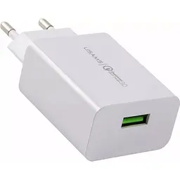 Мережевий зарядний пристрій Usams T48 KiT T22 18W + Cable U-Turn USB-A to micro-USB White [160792] - мініатюра 2