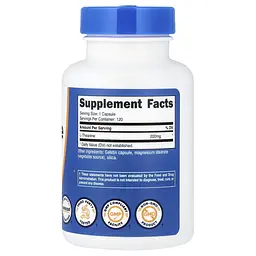 L-теанін Nutricost L-Theanine 200 мг 120 капсул - мініатюра 2