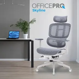 Офісне крісло OfficePro Skyline OC750-W-DG-DG (OC750-W-DG-DG) - мініатюра 8