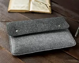 Чохол Gmakin Apple MacBook Air/Pro 15` GM05-15 Felt Case (Black/Grey) [73562] - мініатюра 8