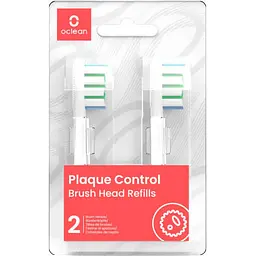 Насадка для зубної щітки Oclean P1C1 W02 Plaque Control Toothbrush Head 2 шт. White [6970810552218] [79850] - мініатюра 3