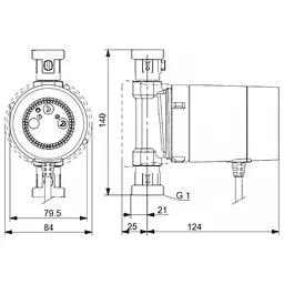Циркуляційний насос Grundfos Comfort 15-14 BXDT PM (99831281) - мініатюра 3