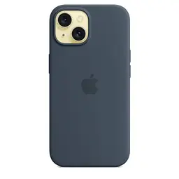 Силіконовий чохол CasePro Silicone Case з MagSafe Storm Blue для iPhone 15 Plus - мініатюра 3