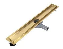 Трап для душу Rea Neox 70 Pro brushed gold 2в1 REA-G2702 - мініатюра 4