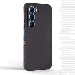 Чехол-накладка для смартфона Infinix Hot 60 5G, противоударный, силиконовый, термополиуретановый (ТПУ), с защитой камеры и корпуса, черный, защита всего корпуса, ArmorStandart (ARM87260) - мініатюра 2