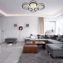 Світлодіодна накладна люстра Ardero AL6166ARD VIVID 75Вт білий - мініатюра 7