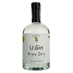 Джин Хані Баджер U.Gin Kyiv Dry 42% 0.5 л - мініатюра 2
