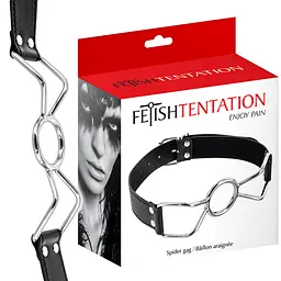 Кляп Fetish Tentation Spider Gag чорний - мініатюра 3