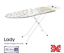 Дошка для прасування Casa Si Lady 122x38 White/Perls (CS93574R267) - мініатюра 2
