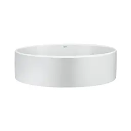 Умивальник Qtap Kolibri накладний овальний 500x360x140 мм White + донний клапан PU02, Білий - мініатюра 3