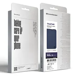 Чохол-книжка ArmorStandart OneFold Case для Realme Note 70 4G Dark Blue - мініатюра 7
