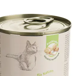 Вологий корм для котів Baskerville Holistic Kalb und Lachs Телятина і лосось з пастернаком і крес-салатом, 400 г - мініатюра 3