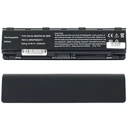 Батарея для ноутбука Toshiba PA5108U-1BRS (Satellite C50 C50T C50D C55 C55D C55DT C75 C75D series) 10.8V 5200mAh Чорний - мініатюра 2