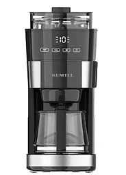 Кавоварка KUMTEL HFCM-02 Black (крапельна з вбуд.кавомолкою)