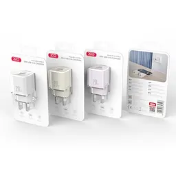 Мережевий зарядний пристрій XO L147(EU) PD20W 1USB-A+1USB-Charger Фіолетовий - мініатюра 4