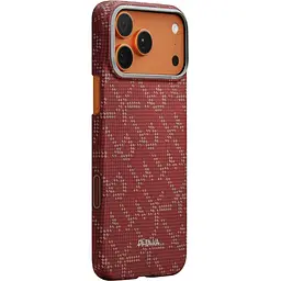 Чохол Pitaka Ultra-Slim Monogram для Apple iPhone 17 Pro Gold/Red (KI1702PTK) [157998] - мініатюра 5
