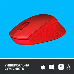 Бездротова миша Logitech M330 Silent Plus Red (910-004911) - мініатюра 4