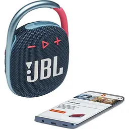 Портативна колонка JBL Clip 4 Blue/Pink (JBLCLIP4BLUP) - мініатюра 8