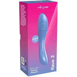 Смарт-вібратор We-Vibe Rave 2 Twisted Pleasure Blue - мініатюра 8