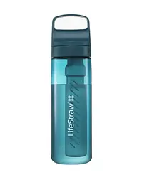 Пляшка-фільтр для води LifeStraw Go Filter Bottle, 650 мл Синій