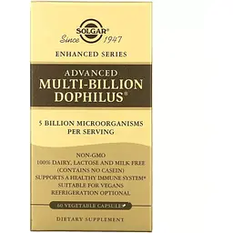 Комплексні пробіотики Solgar Advanced Multi-Billion Dophilus 60 капсул - мініатюра 2