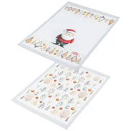 Набір кухонних рушників Home Line Санта клаус 40x60 см 2 шт. (190842) - мініатюра 2