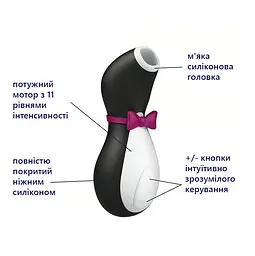 Стимулятор Satisfyer Pro Penguin Вакуумний клітора - мініатюра 12