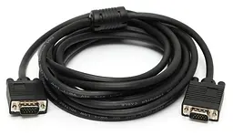 Кабель VGA 15M-15M, 5.0 м з феритами, екранований - мініатюра 2