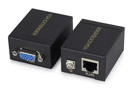 Пасивний подовжувач VGA сигналу до 60 м за витою парою Cat5e/6e - мініатюра 2