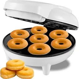 Апарат для пончиків No Brand XL-615 350 Вт на 7 шт Білий (2104619153) - мініатюра 2
