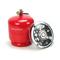 Туристичний комплект A002 газовий балон та пальник (3кг 8л) - мініатюра 2