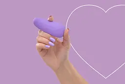 Вібратор FairyGasm ThrillLeaf 9.8 см фіолетовий - мініатюра 8