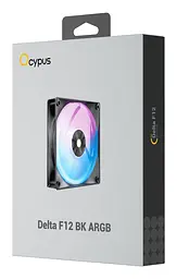 Вентилятор Ocypus DELTA F12 ARGB Black (DELTA-F12-BK1AM00X-GL) - мініатюра 7