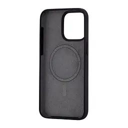 Чохол Silicone Case Full Cover with MagSafe iPhone 15 Pro Max Black - мініатюра 2