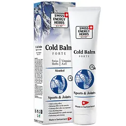 Бальзам охолоджуючий Swiss Energy Herbs Cold Balm Forte Sports & Joints швейцарські трави, вітаміни, ментол 75 мл