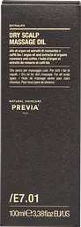 Масажна олія для шкіри голови Previa E7.01 Dry Scalp Massage Oil 100 мл - мініатюра 2