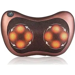 Масажна подушка в автомобіль MASSAGE pillow для спини та шиї з інфрачервоним підігрівом MS (1756374572)