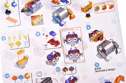 Конструктор FL42015 "Робот" 88 дет. р.30x8x26 см YG Toys - мініатюра 6