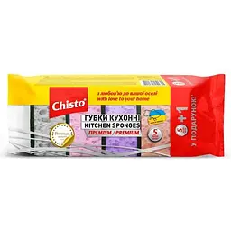 Губка кухонна CHISTO 6шт ПРЕМІУМ