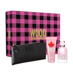 Набір Dsquared2 Wood Pour Femme туалетна вода 100 ml + 100 ml гель для душу + Wallet