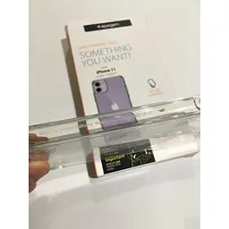 Оригінальний протиударний чохол Spigen Ultra Hybrid Crystal для iPhone 11 (6.1") Clear 076CS27185 - мініатюра 7