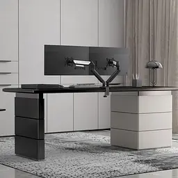 Кронштейн Anda Seat Stealth II Duo 17''-32'' Black White AD-W-A6D-2S-BW - мініатюра 7