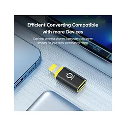 Перехідник USB-C F to Lightning M 30W black XoKo (AC-033) - мініатюра 5