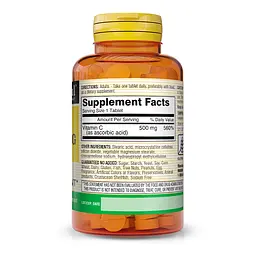 Вітаміни та мінерали Mason Natural Vitamin C 500 mg 100 таблеток - мініатюра 2
