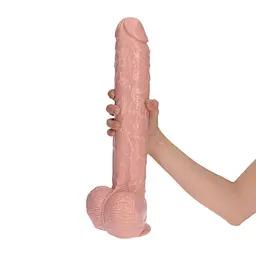 Фалоімітатор Toyz4lovers Italian Cock 15.5", 40 см (тілесний) - мініатюра 3